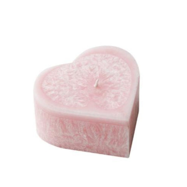 LIVING LIGHT HEART CANDLE PEONY ROSE