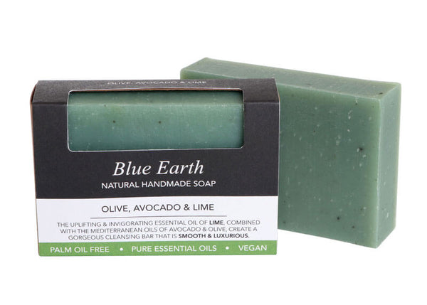 BLUE EARTH OLIVE, AVOCADO & LIME SOAP