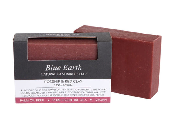 BLUE EARTH ROSEHIP AND RED CLAY SOAP